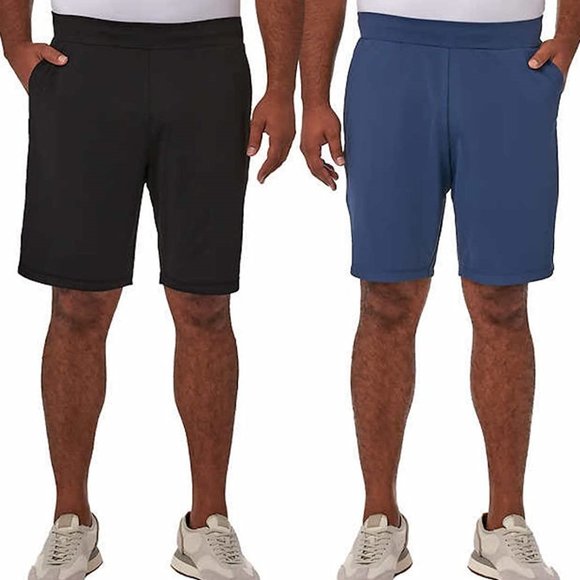 32 Degrees Shorts Nwt 32 Degrees Mens 2pk Athletic Performance Shorts Blackblue Size L 4